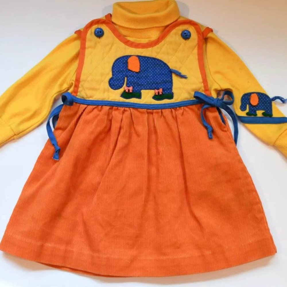 Vintage Ruth Scharf Dress and Top Size 12 Months